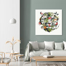 Tropical Tiger by Robert Farkas on GIANT ART - green animals