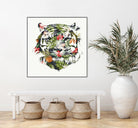 Tropical Tiger by Robert Farkas on GIANT ART - green animals