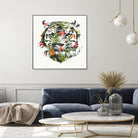 Tropical Tiger by Robert Farkas on GIANT ART - green animals