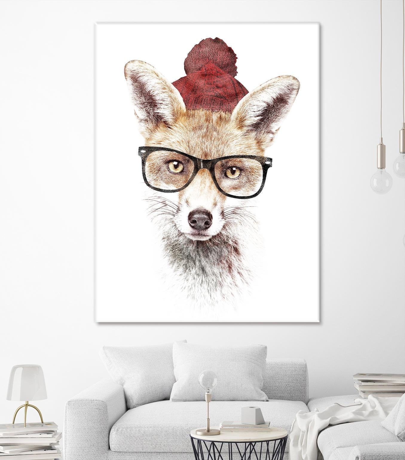 It's Pretty Cold Outside by Robert Farkas on GIANT ART - white animals