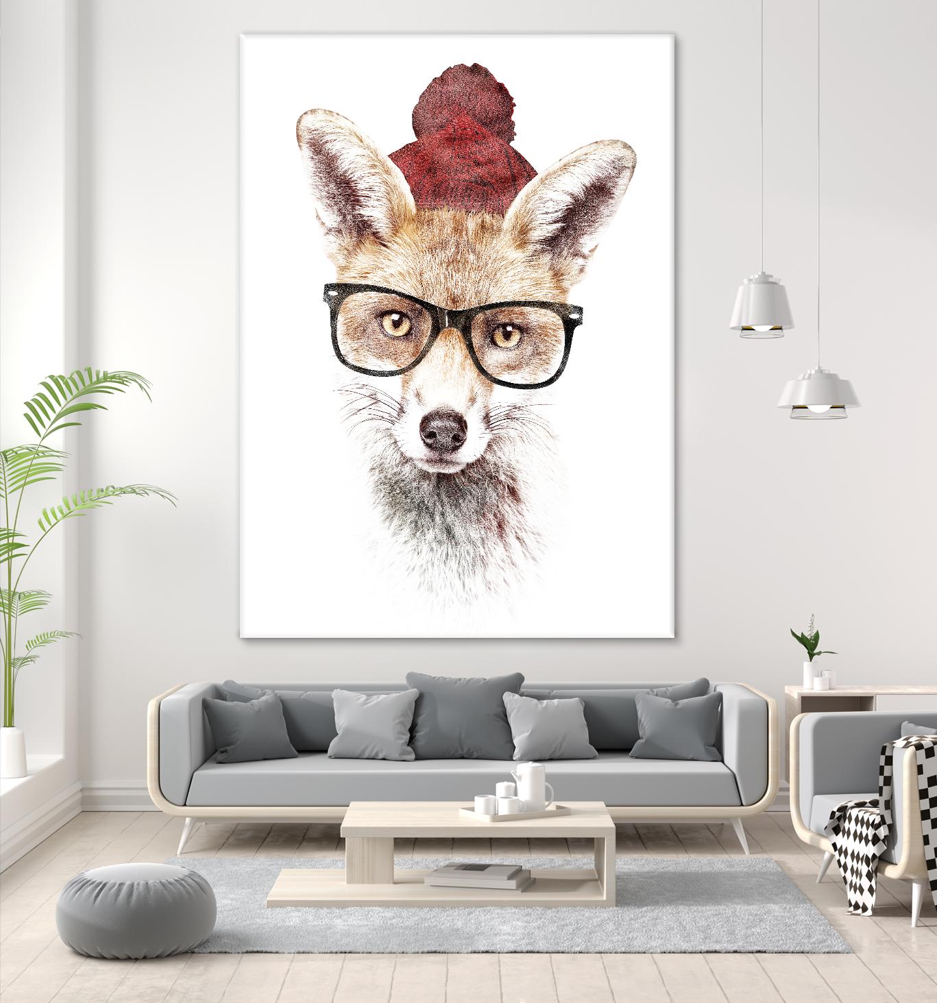 It's Pretty Cold Outside by Robert Farkas on GIANT ART - white animals