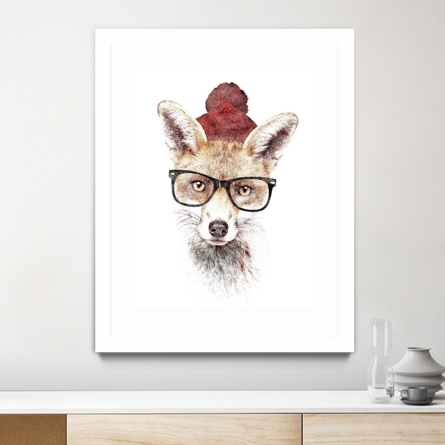 It's Pretty Cold Outside by Robert Farkas on GIANT ART - white animals