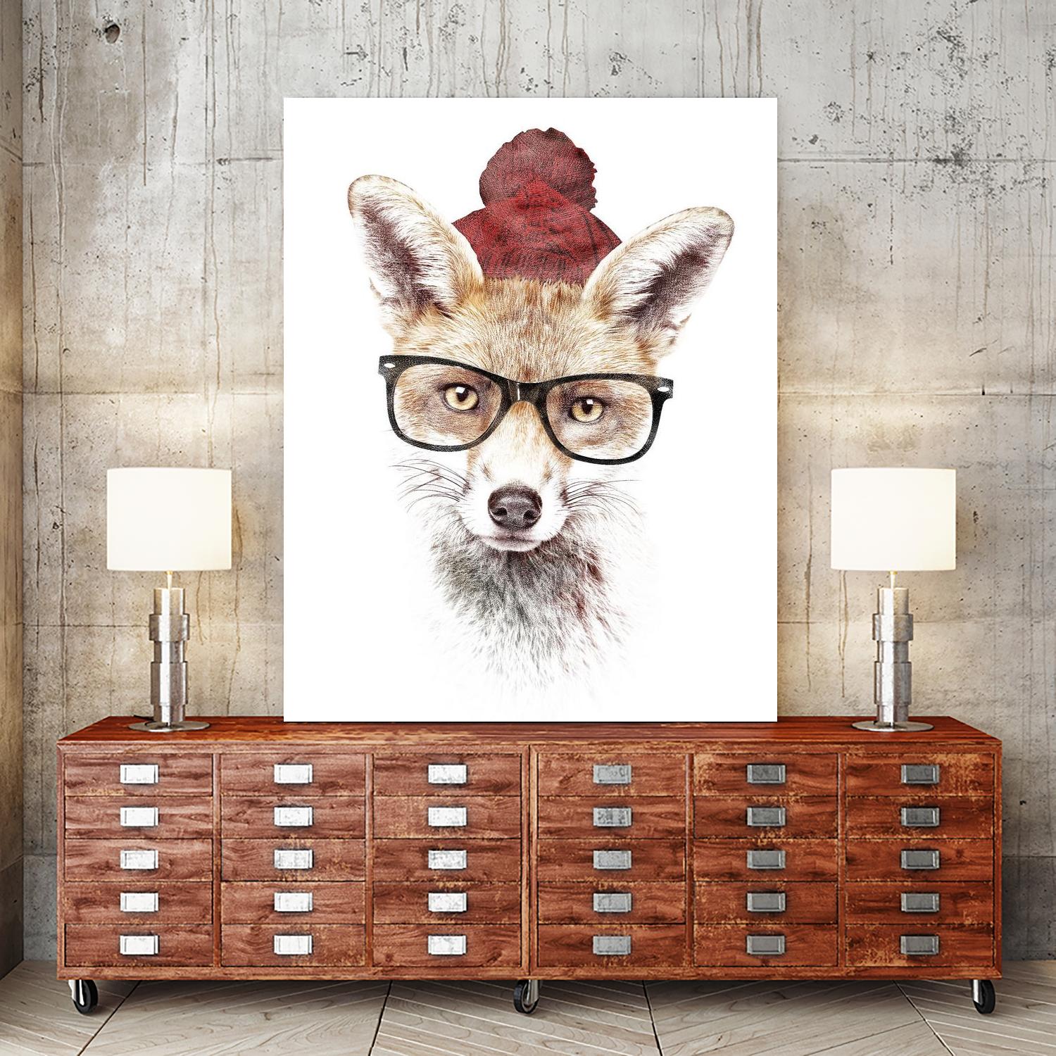 It's Pretty Cold Outside by Robert Farkas on GIANT ART - white animals