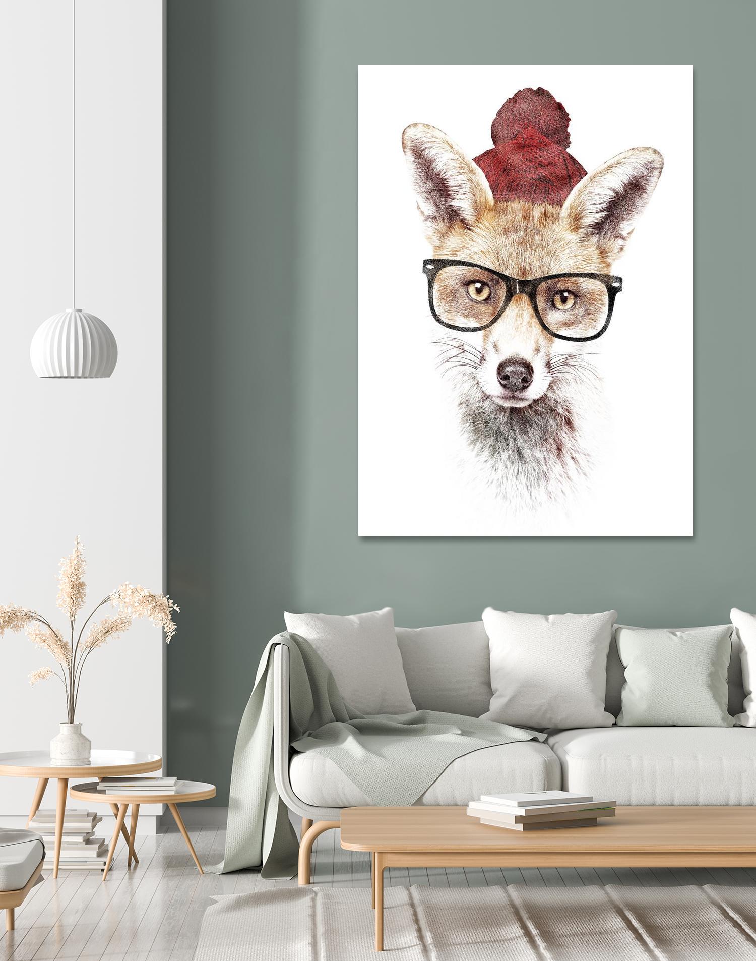 It's Pretty Cold Outside by Robert Farkas on GIANT ART - white animals