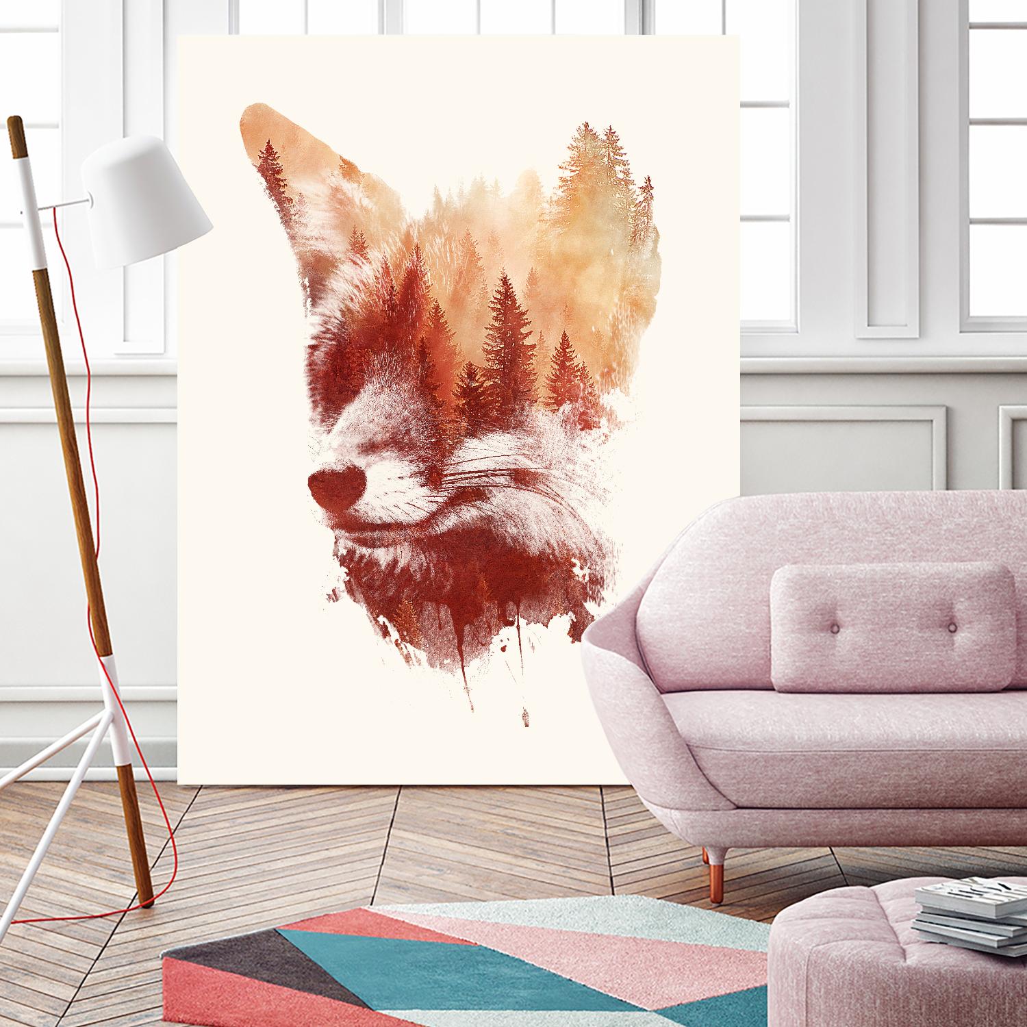 Blind Fox by Robert Farkas on GIANT ART - orange animals