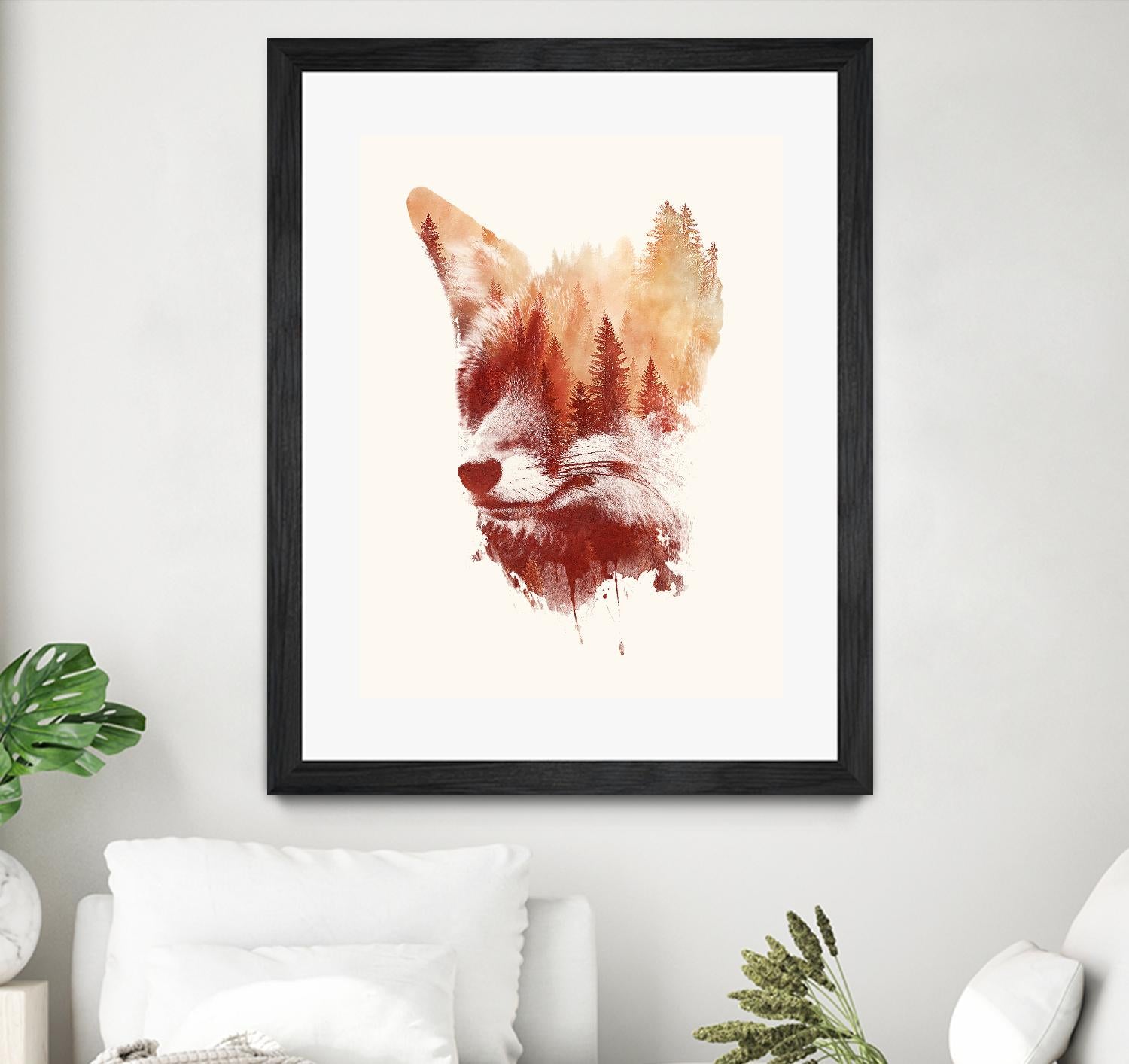 Blind Fox by Robert Farkas on GIANT ART - orange animals