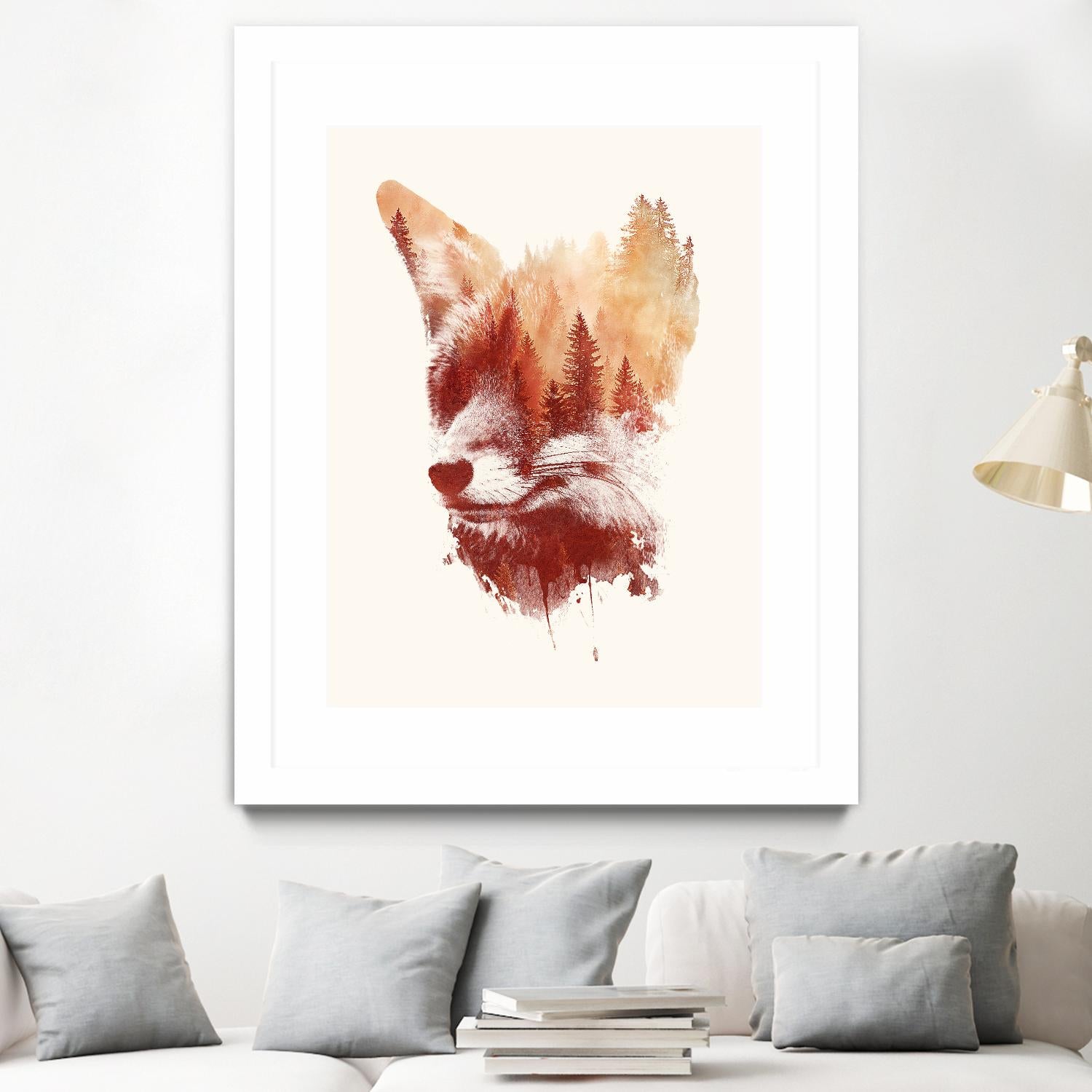 Blind Fox by Robert Farkas on GIANT ART - orange animals