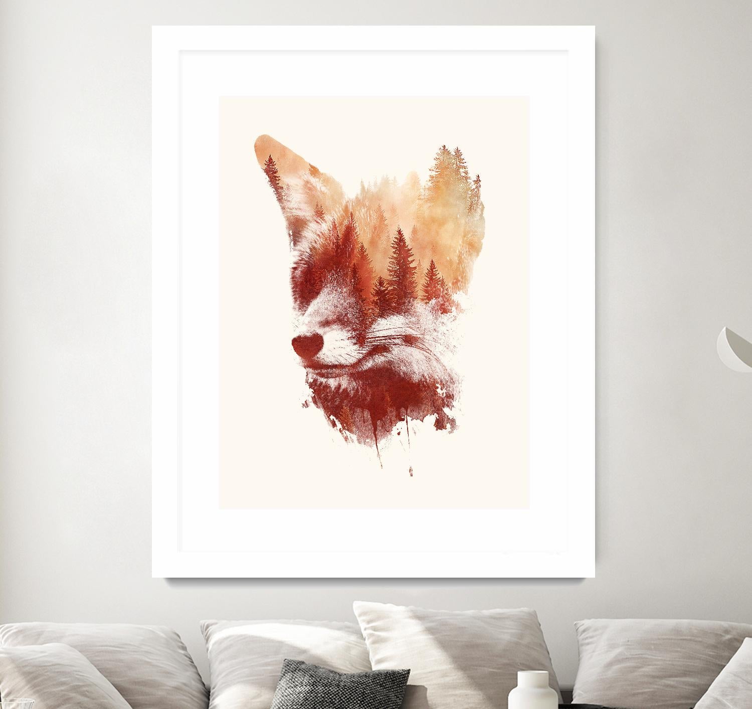 Blind Fox by Robert Farkas on GIANT ART - orange animals