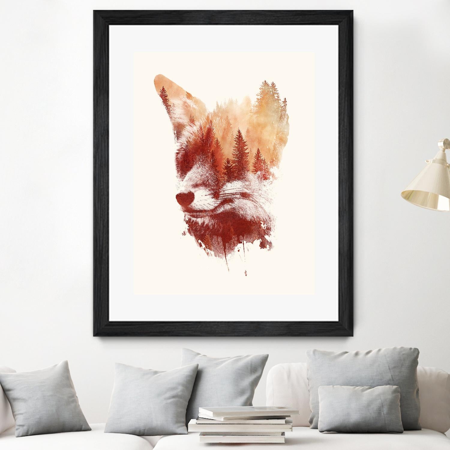 Blind Fox by Robert Farkas on GIANT ART - orange animals