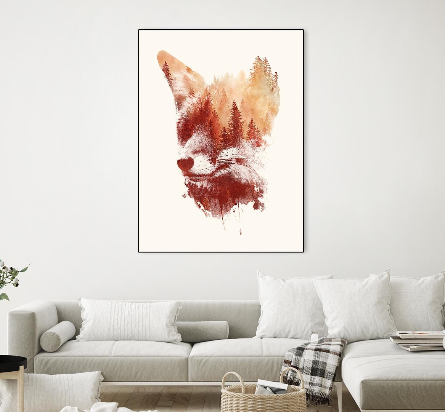 Blind Fox by Robert Farkas on GIANT ART - orange animals