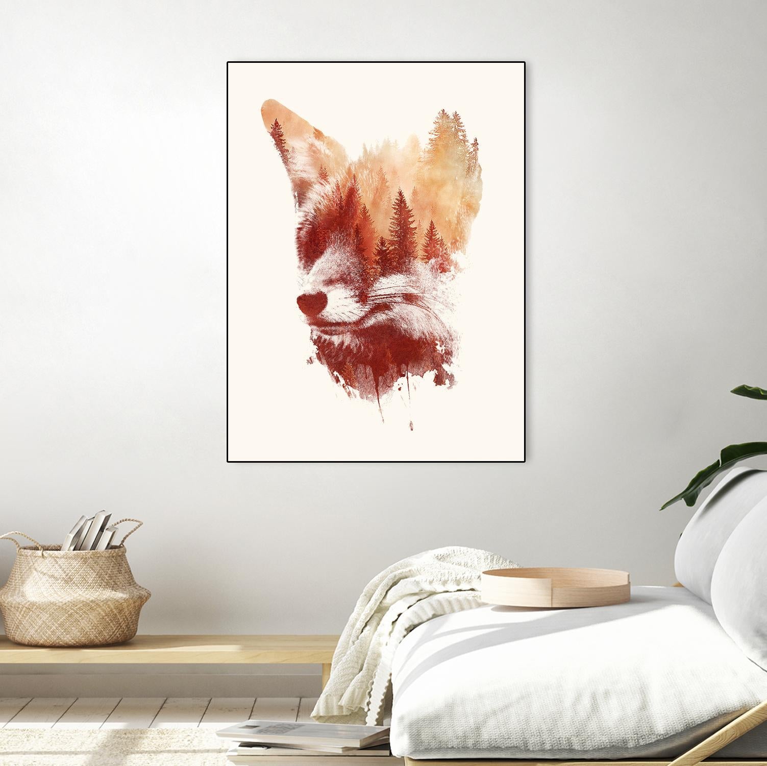 Blind Fox by Robert Farkas on GIANT ART - orange animals