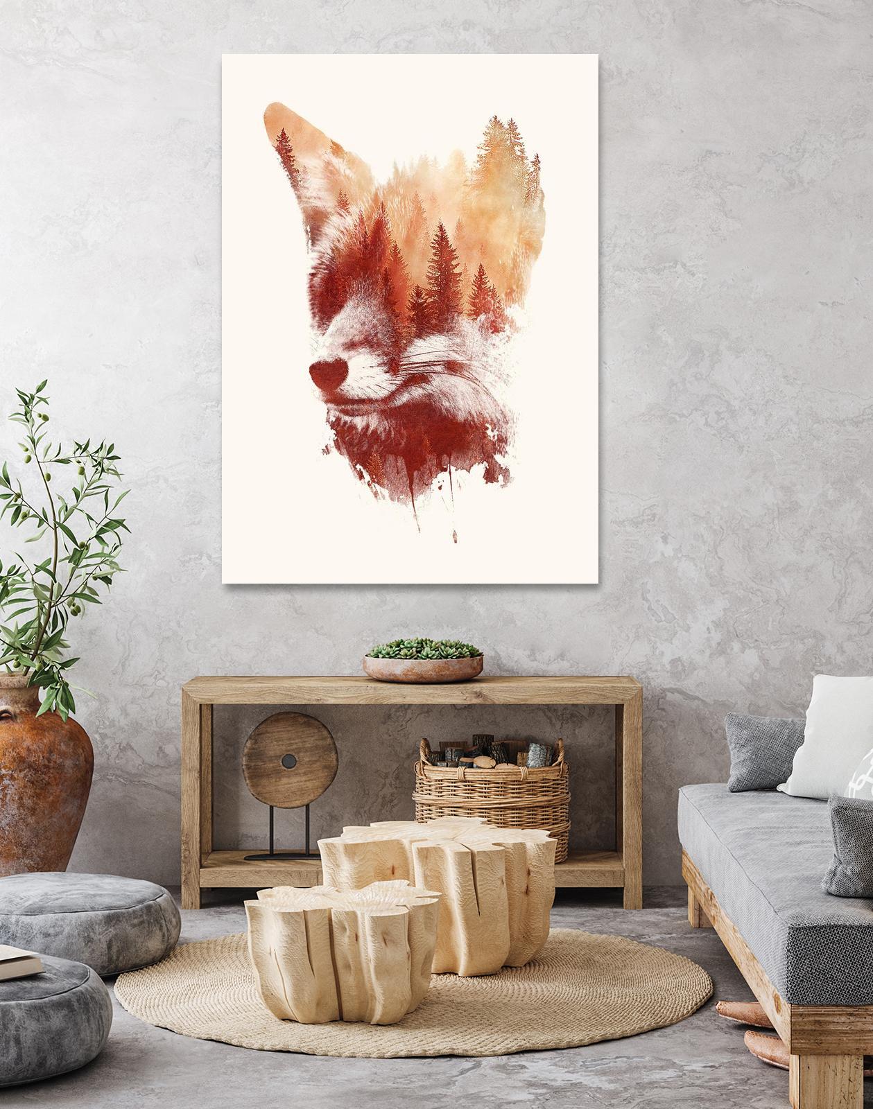 Blind Fox by Robert Farkas on GIANT ART - orange animals