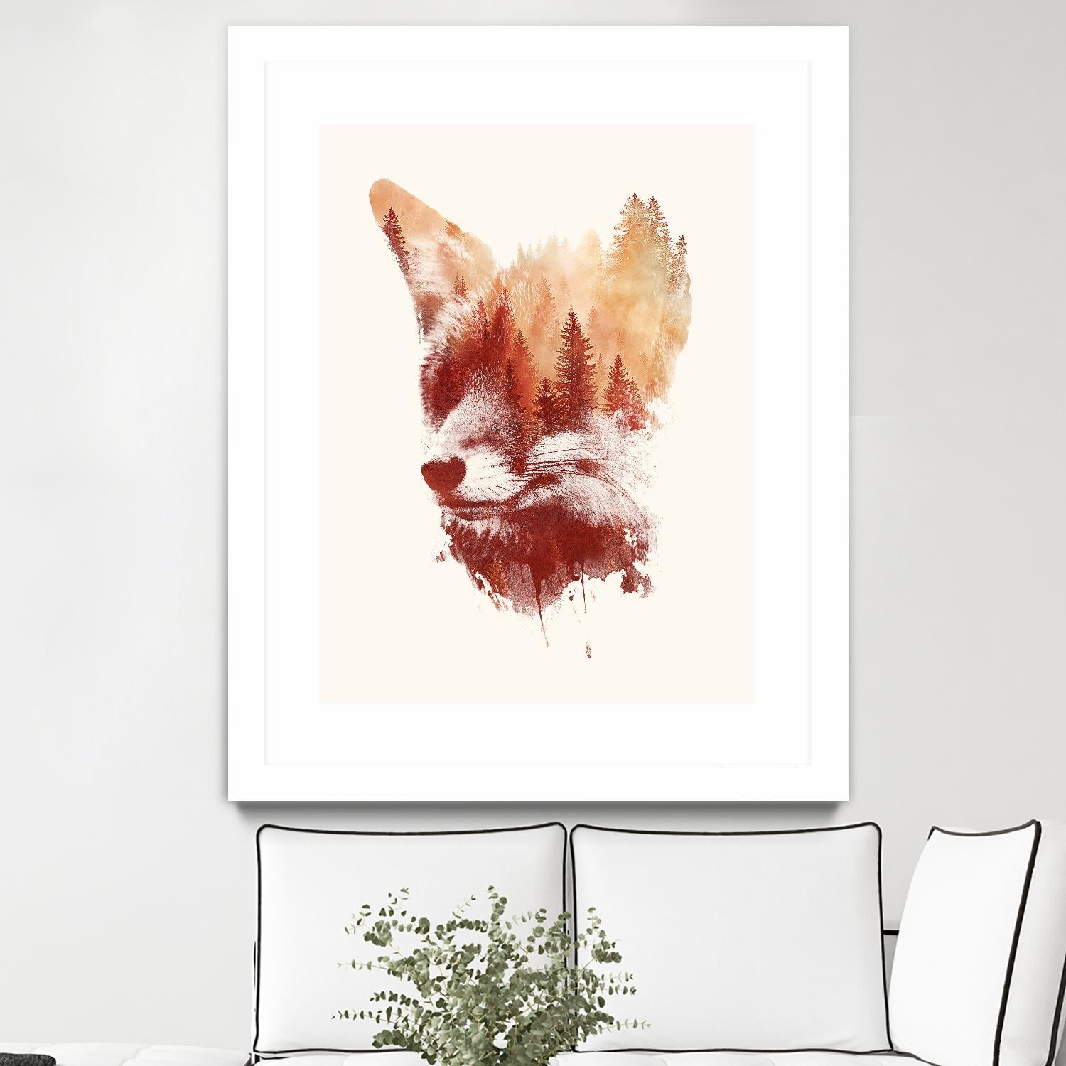 Blind Fox by Robert Farkas on GIANT ART - orange animals