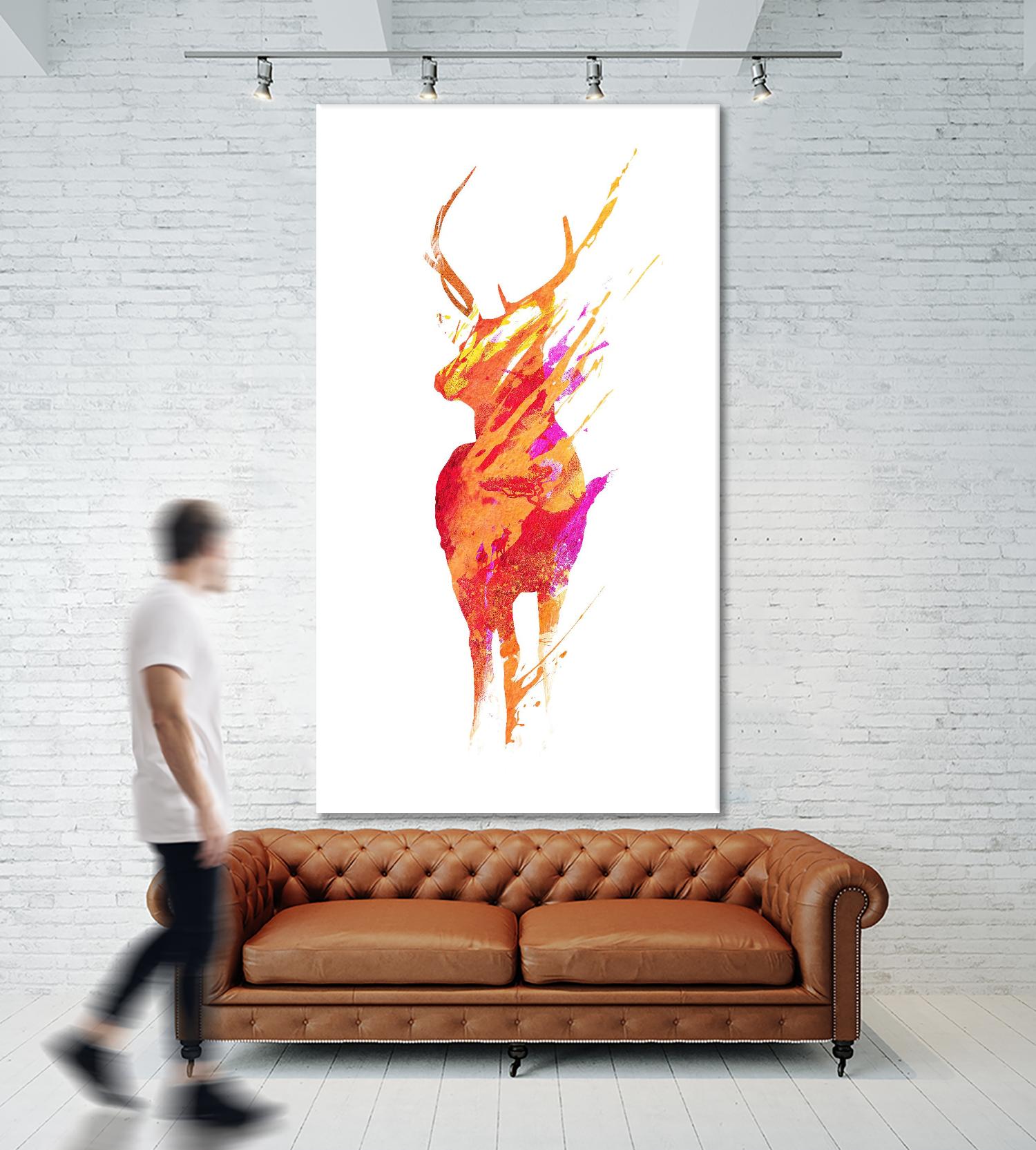 On the Road Again by Robert Farkas on GIANT ART - orange animals