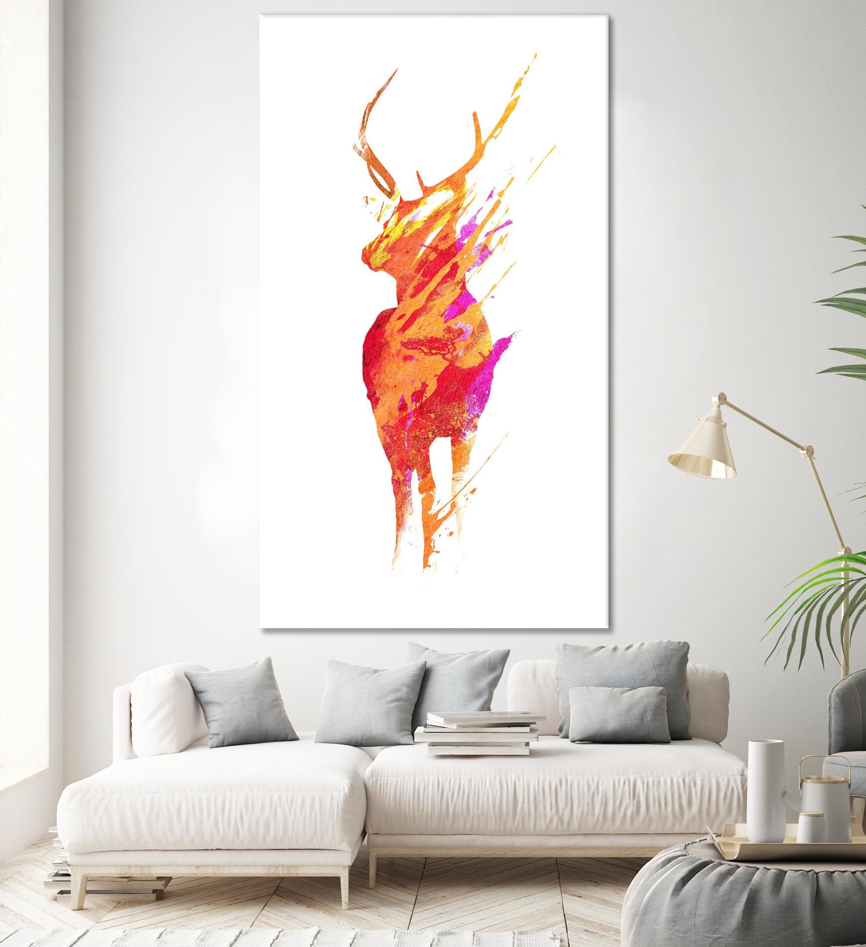 On the Road Again by Robert Farkas on GIANT ART - orange animals