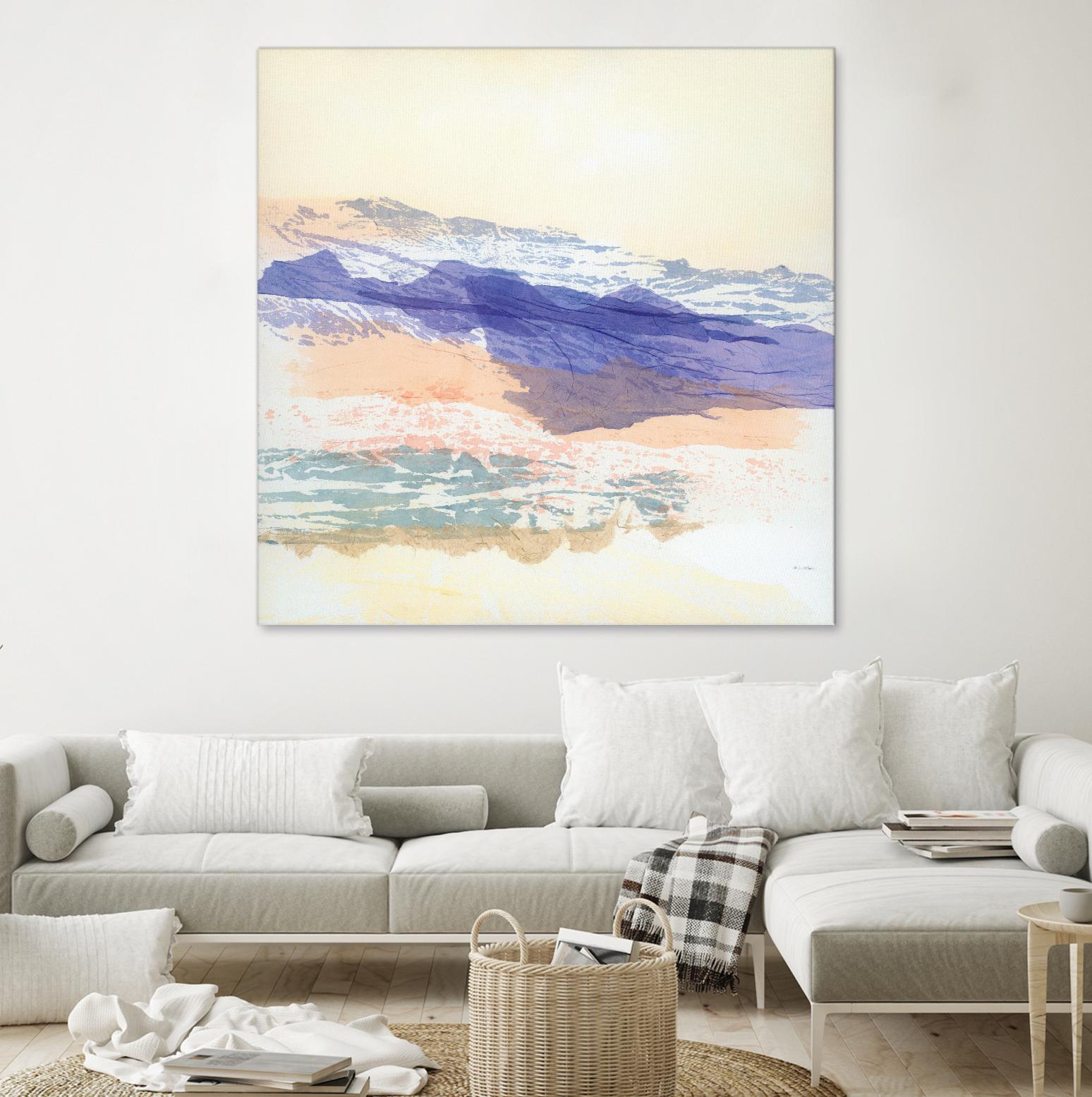 Abstract Mountain by Jan Sullivan Fowler on GIANT ART - multicolor abstracts; contemporary