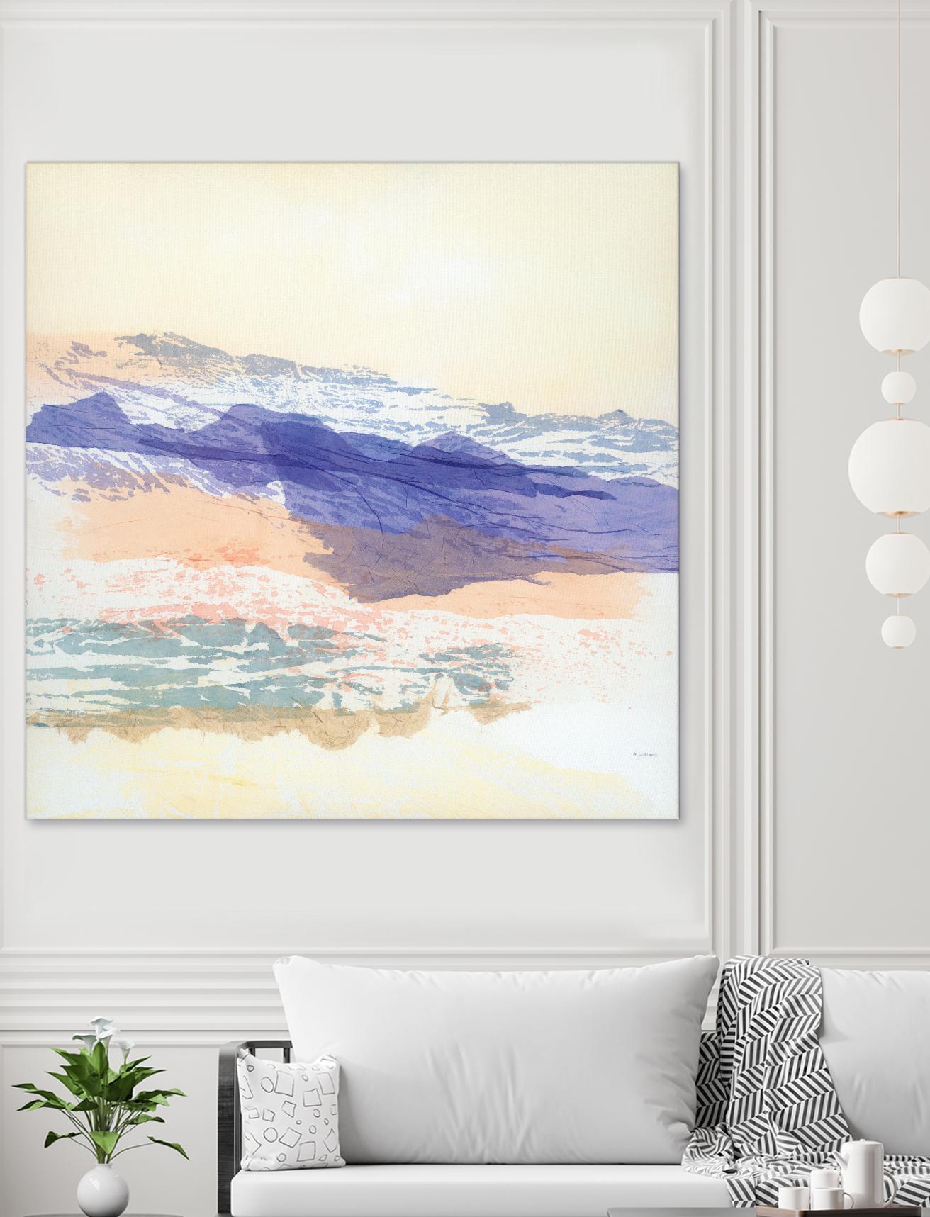 Abstract Mountain by Jan Sullivan Fowler on GIANT ART - multicolor abstracts; contemporary