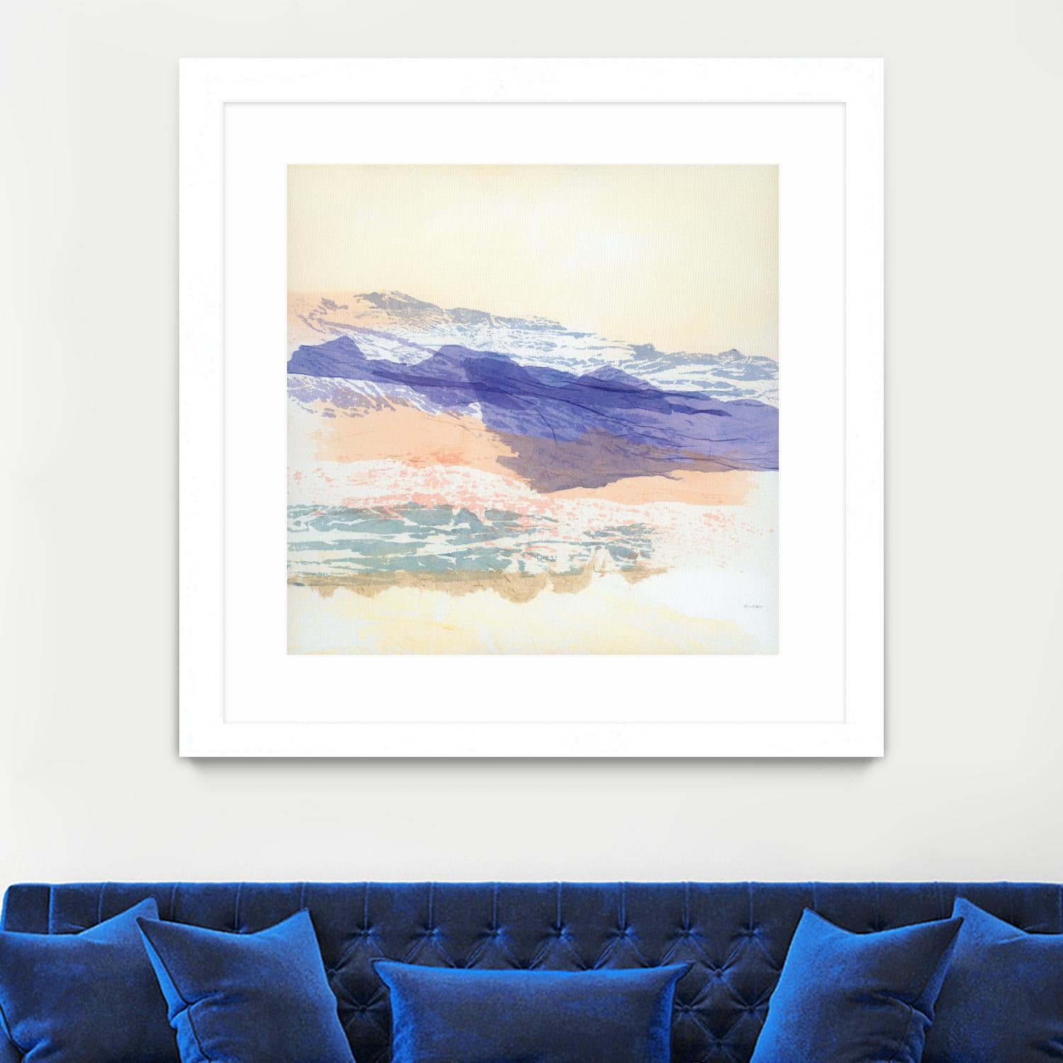 Abstract Mountain by Jan Sullivan Fowler on GIANT ART - multicolor abstracts; contemporary