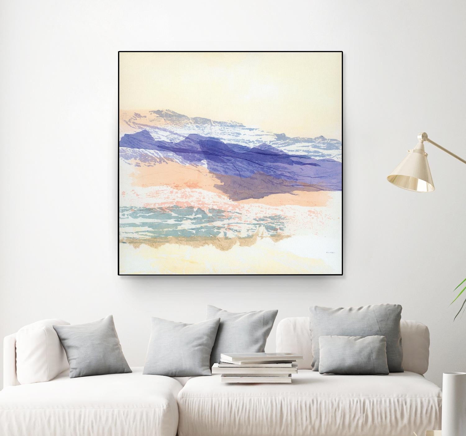 Abstract Mountain by Jan Sullivan Fowler on GIANT ART - multicolor abstracts; contemporary