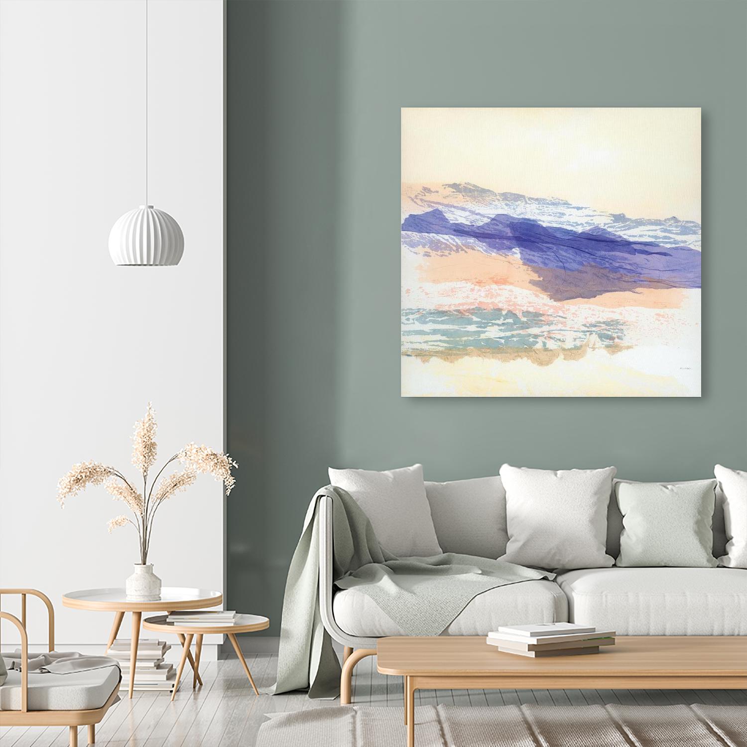 Abstract Mountain by Jan Sullivan Fowler on GIANT ART - multicolor abstracts; contemporary