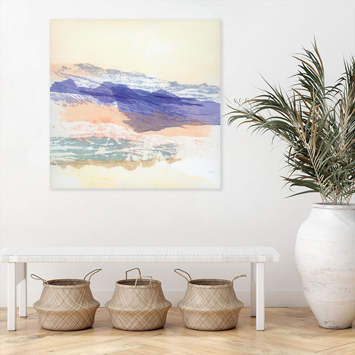 Abstract Mountain by Jan Sullivan Fowler on GIANT ART - multicolor abstracts; contemporary