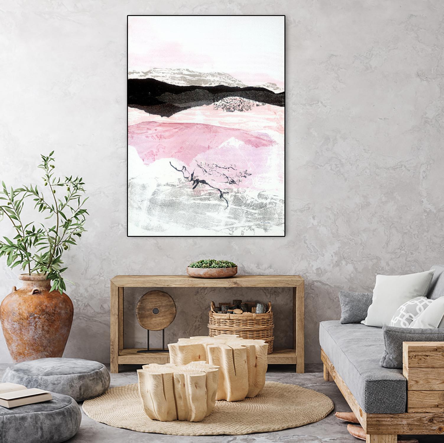 Black Mountain by Jan Sullivan Fowler on GIANT ART - multicolor abstracts; contemporary