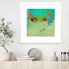 A Skip and a Roll by Dorothy Gaziano on GIANT ART - green abstract