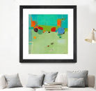 A Skip and a Roll by Dorothy Gaziano on GIANT ART - green abstract