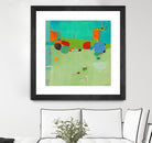 A Skip and a Roll by Dorothy Gaziano on GIANT ART - green abstract