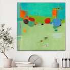 A Skip and a Roll by Dorothy Gaziano on GIANT ART - green abstract