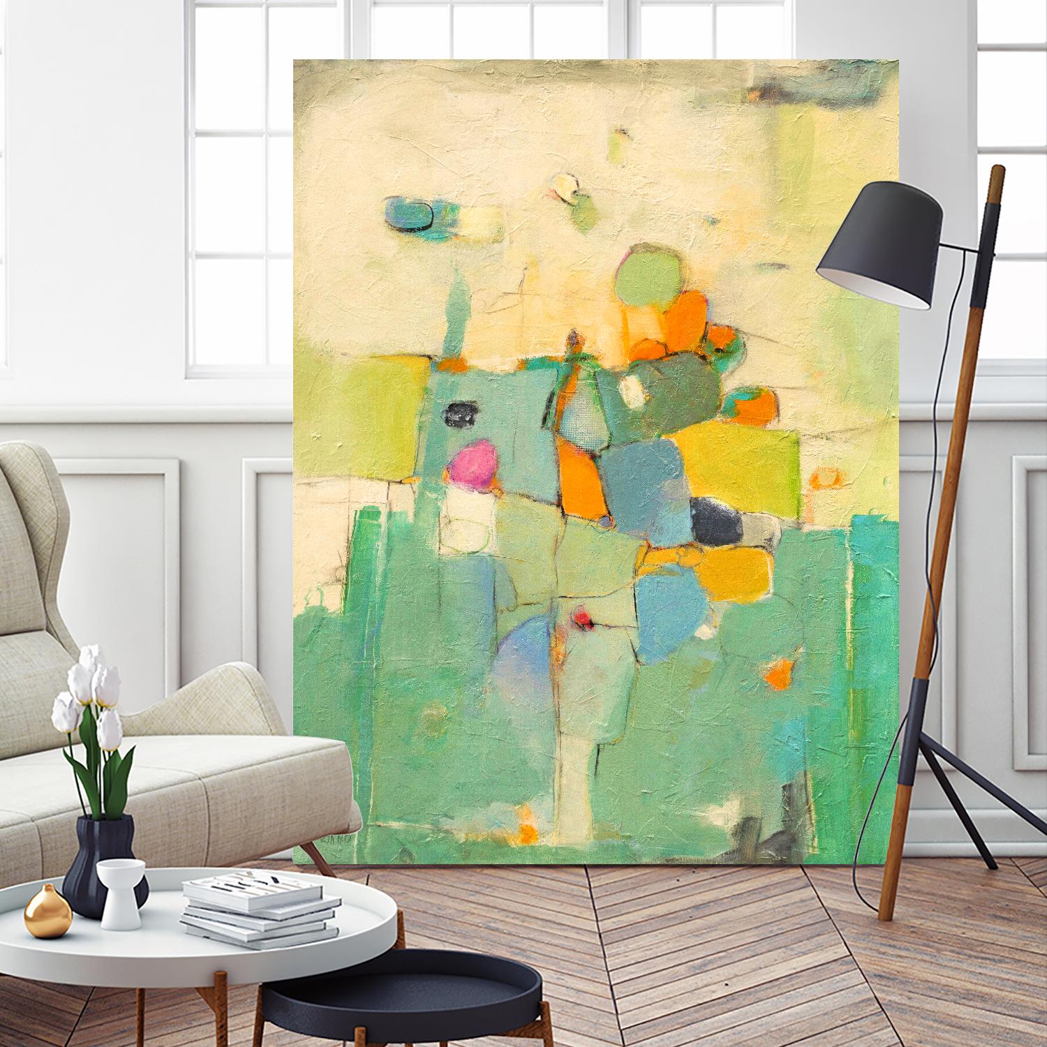 Majestic by Dorothy Gaziano on GIANT ART - beige abstract