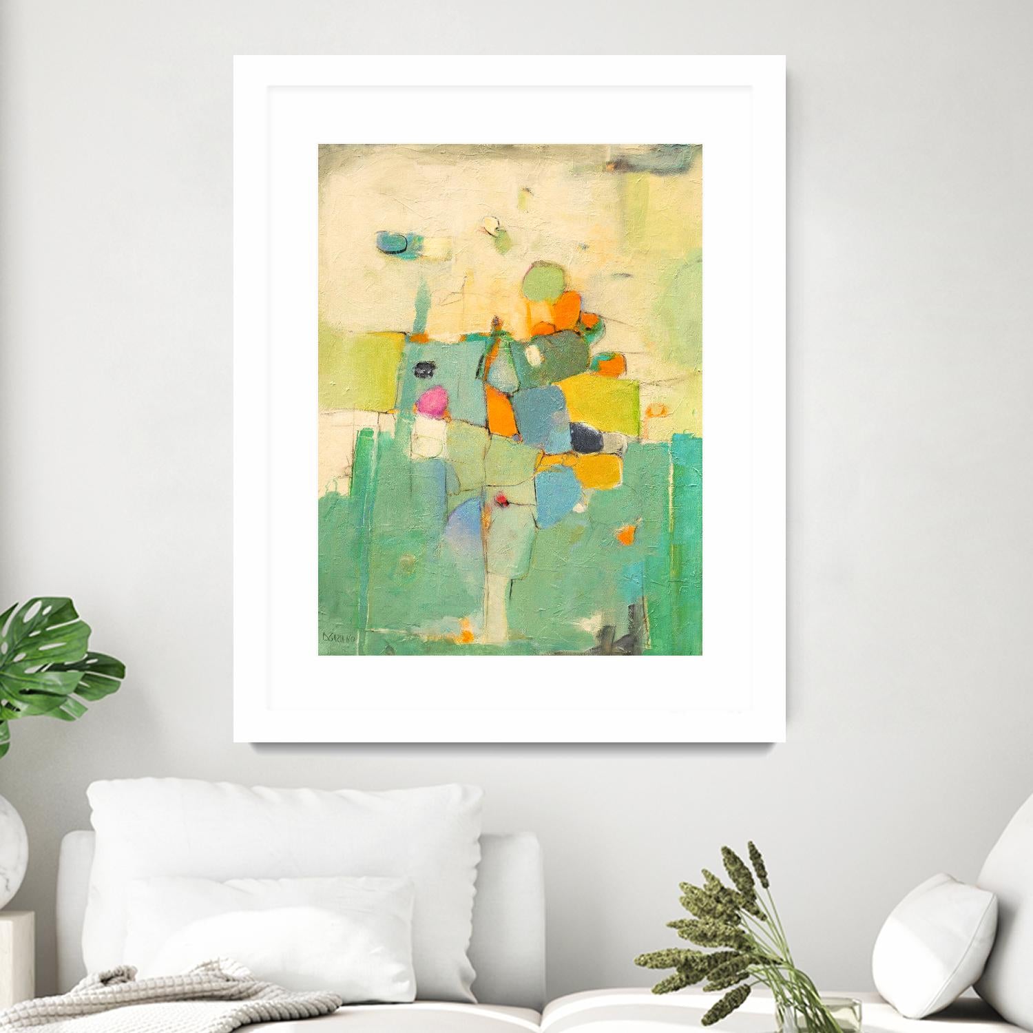 Majestic by Dorothy Gaziano on GIANT ART - beige abstract