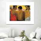 Three Tahitians by Paul Gauguin on GIANT ART - multicolor museum; figurative