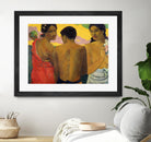 Three Tahitians by Paul Gauguin on GIANT ART - multicolor museum; figurative