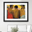 Three Tahitians by Paul Gauguin on GIANT ART - multicolor museum; figurative