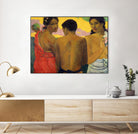 Three Tahitians by Paul Gauguin on GIANT ART - multicolor museum; figurative