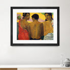 Three Tahitians by Paul Gauguin on GIANT ART - multicolor museum; figurative
