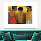 Three Tahitians by Paul Gauguin on GIANT ART - multicolor museum; figurative