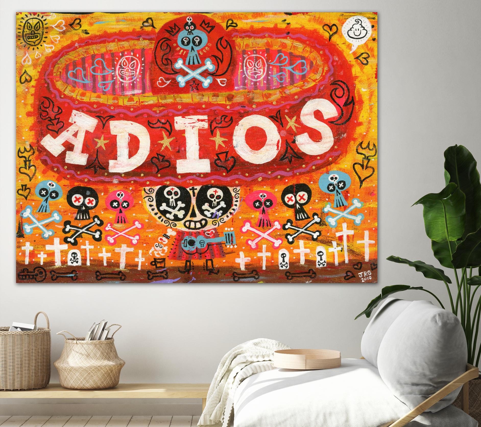 Adios Amigos by Jorge R. Gutierrez on GIANT ART - multicolor ethnic; urban/pop surrealism