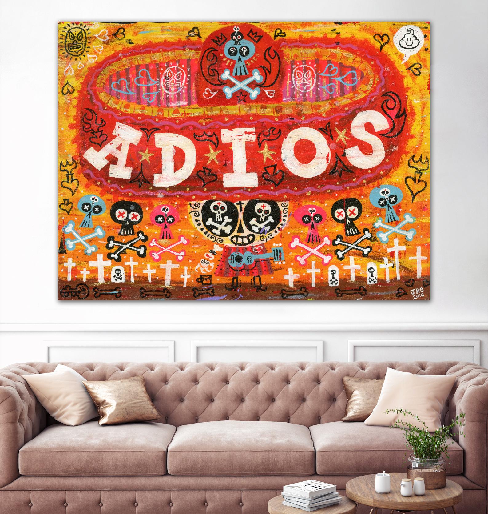 Adios Amigos by Jorge R. Gutierrez on GIANT ART - multicolor ethnic; urban/pop surrealism