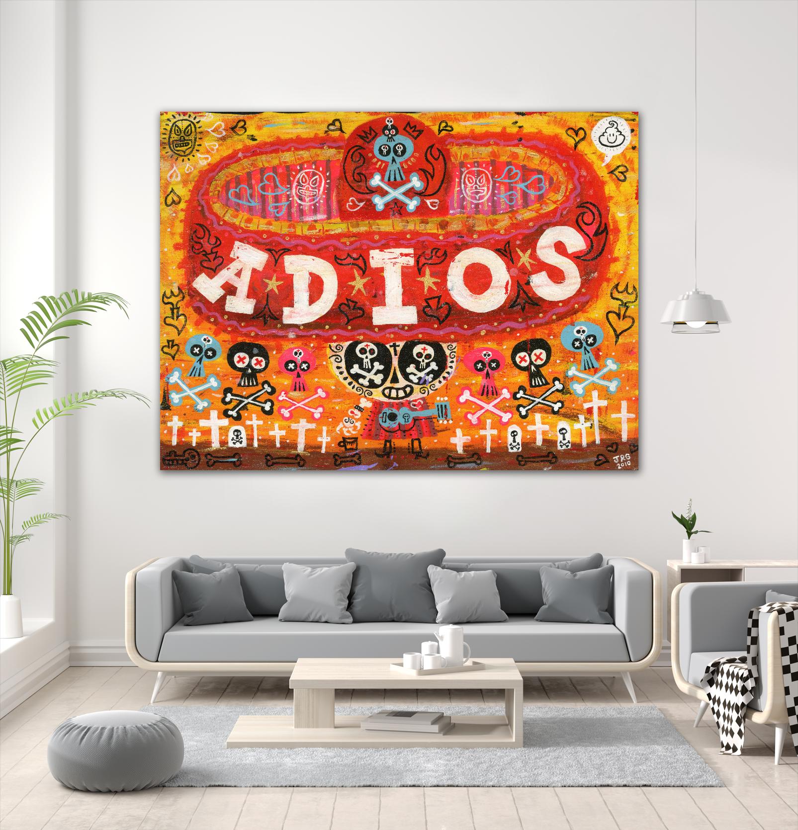 Adios Amigos by Jorge R. Gutierrez on GIANT ART - multicolor ethnic; urban/pop surrealism
