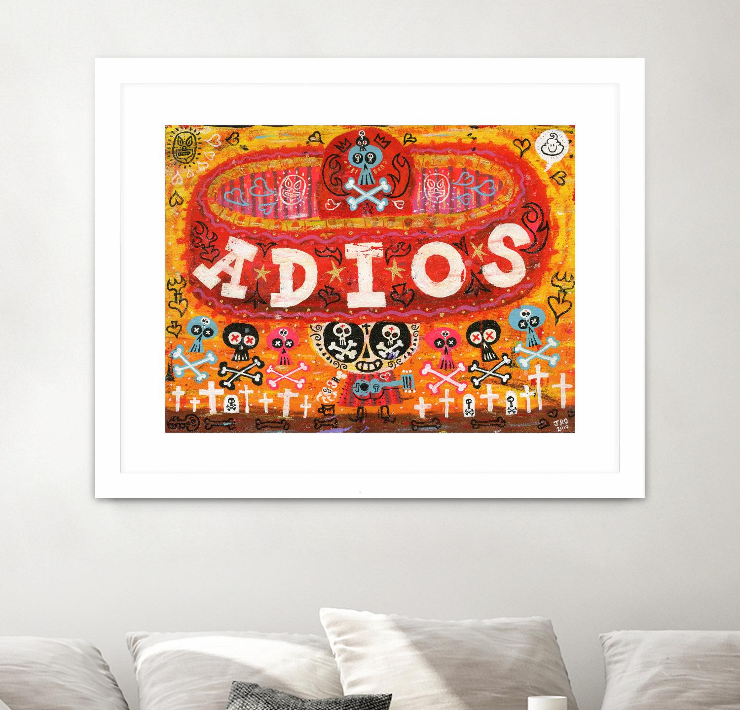 Adios Amigos by Jorge R. Gutierrez on GIANT ART - multicolor ethnic; urban/pop surrealism
