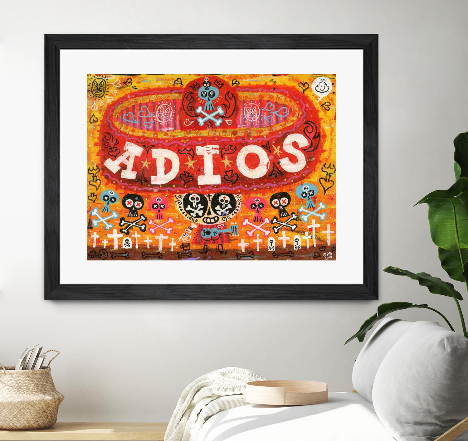 Adios Amigos by Jorge R. Gutierrez on GIANT ART - multicolor ethnic; urban/pop surrealism