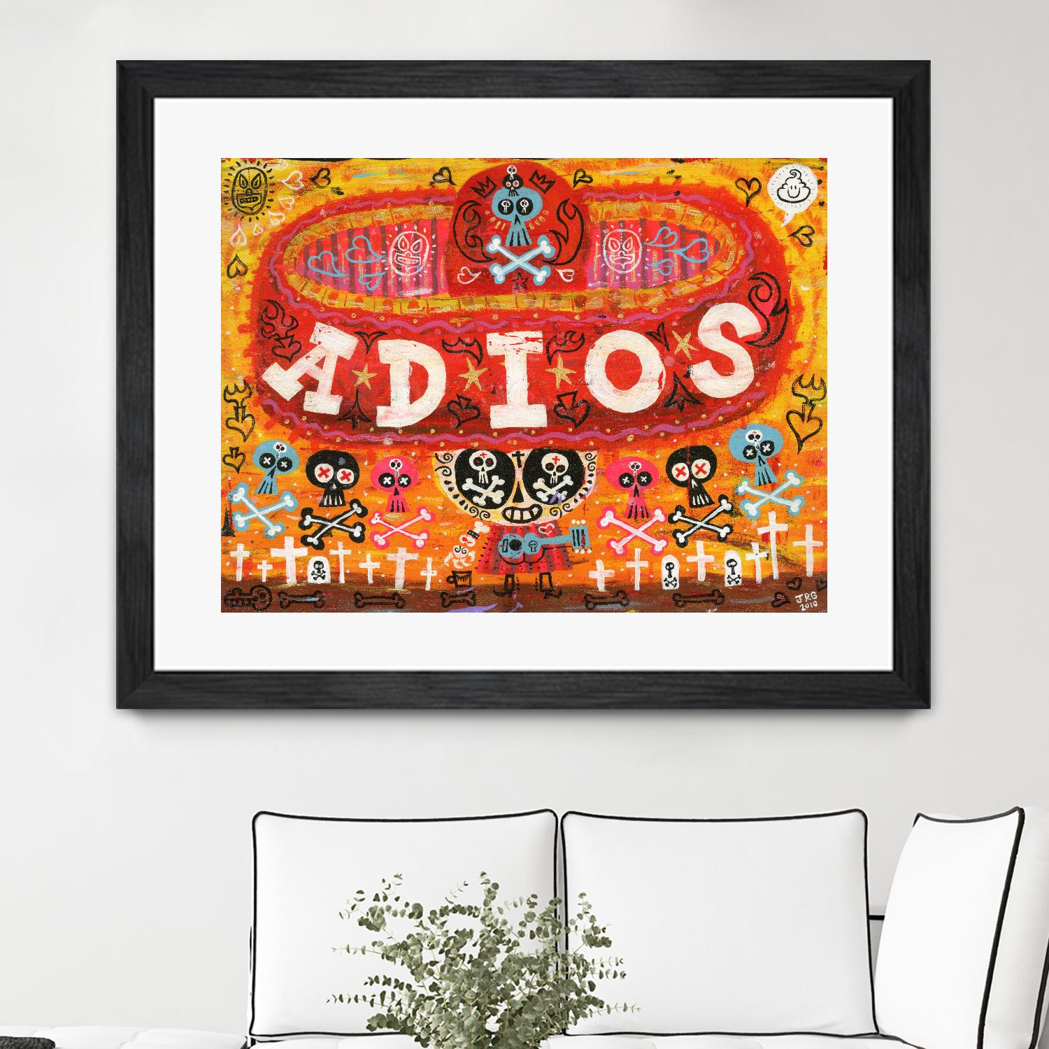 Adios Amigos by Jorge R. Gutierrez on GIANT ART - multicolor ethnic; urban/pop surrealism