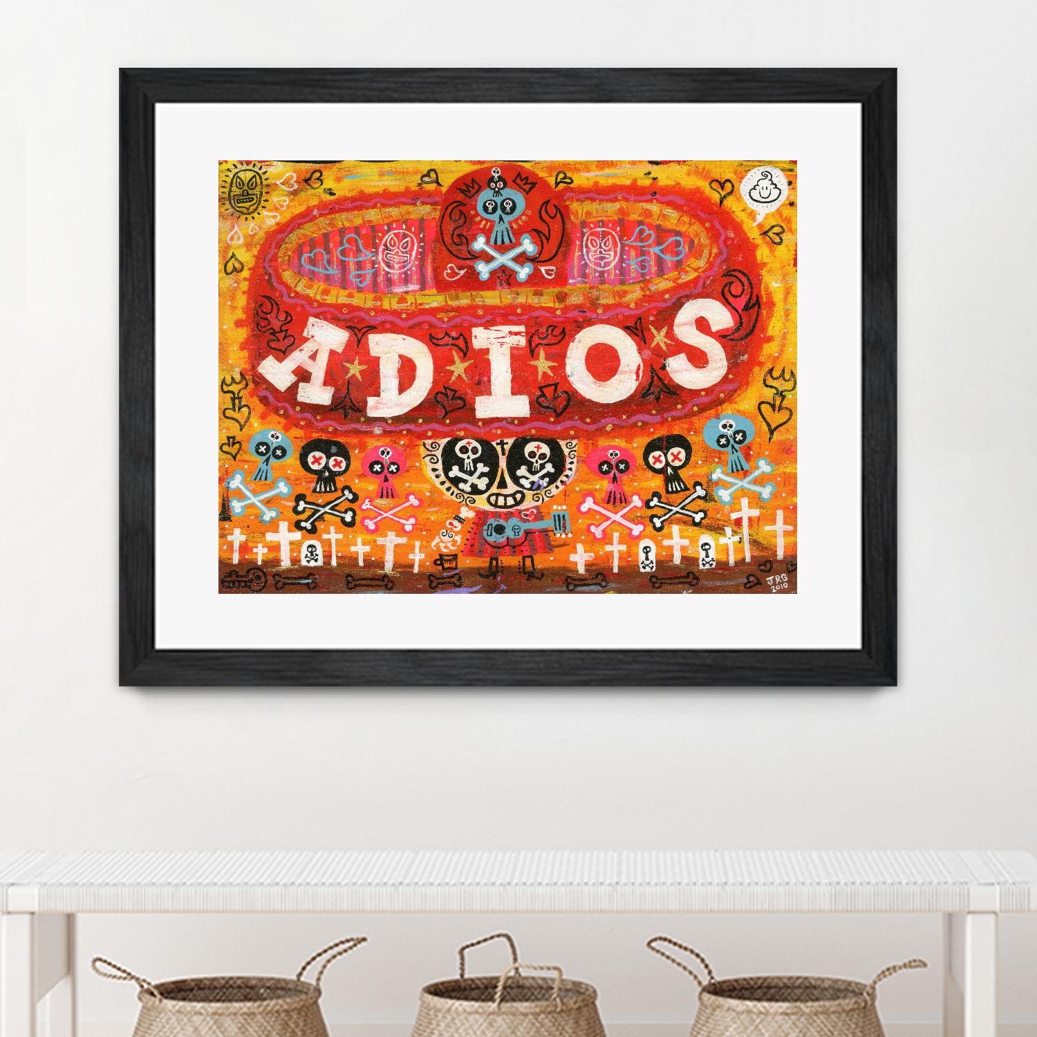Adios Amigos by Jorge R. Gutierrez on GIANT ART - multicolor ethnic; urban/pop surrealism