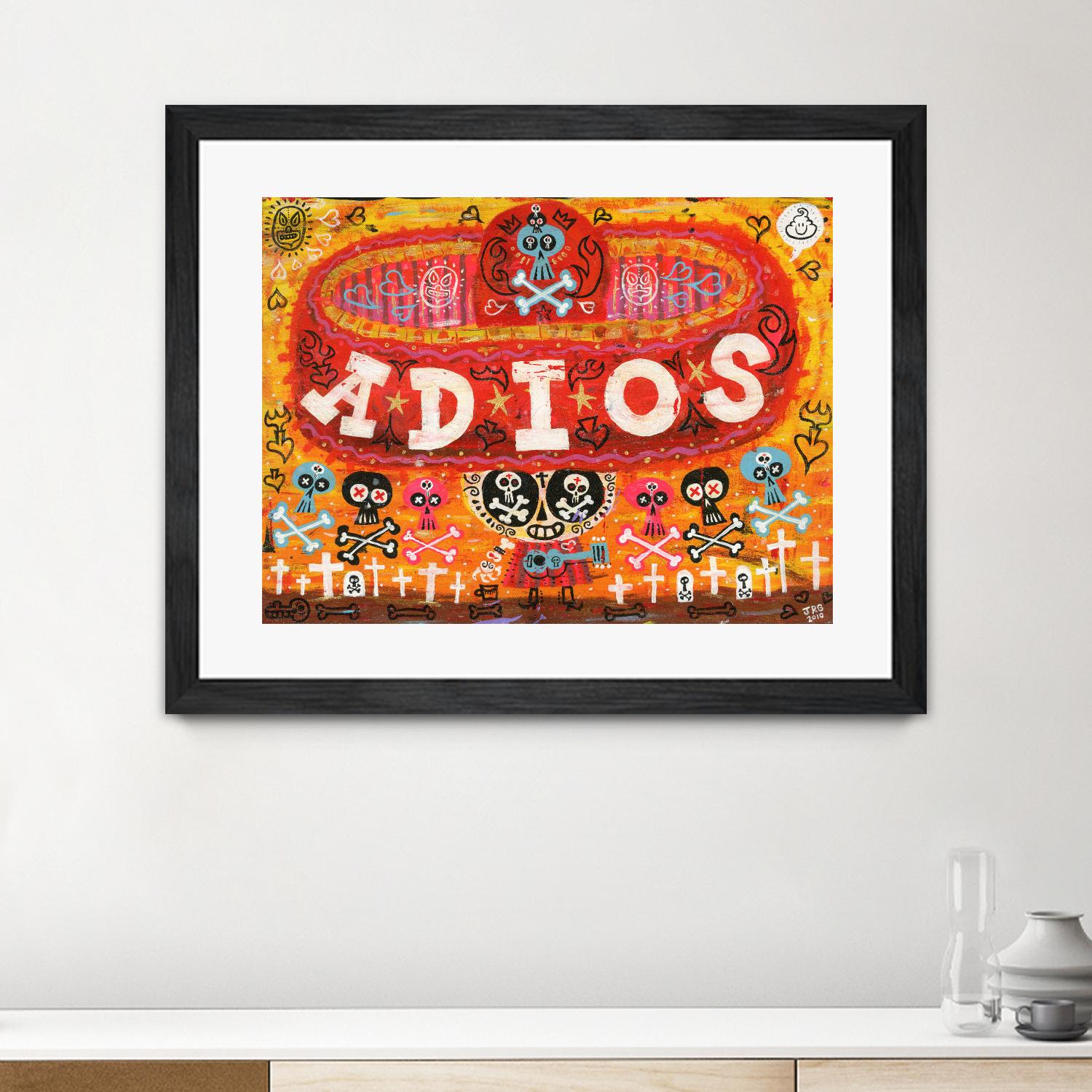 Adios Amigos by Jorge R. Gutierrez on GIANT ART - multicolor ethnic; urban/pop surrealism