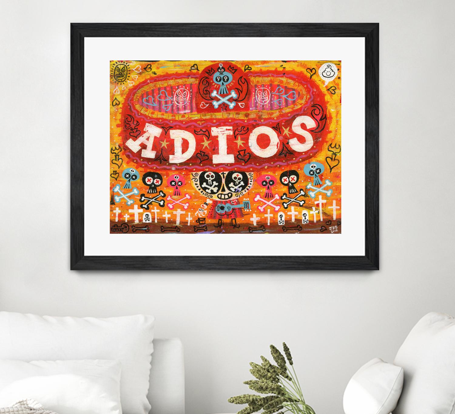 Adios Amigos by Jorge R. Gutierrez on GIANT ART - multicolor ethnic; urban/pop surrealism