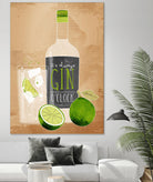 Gin O’Clock by Green Lili on GIANT ART - multicolor cuisine