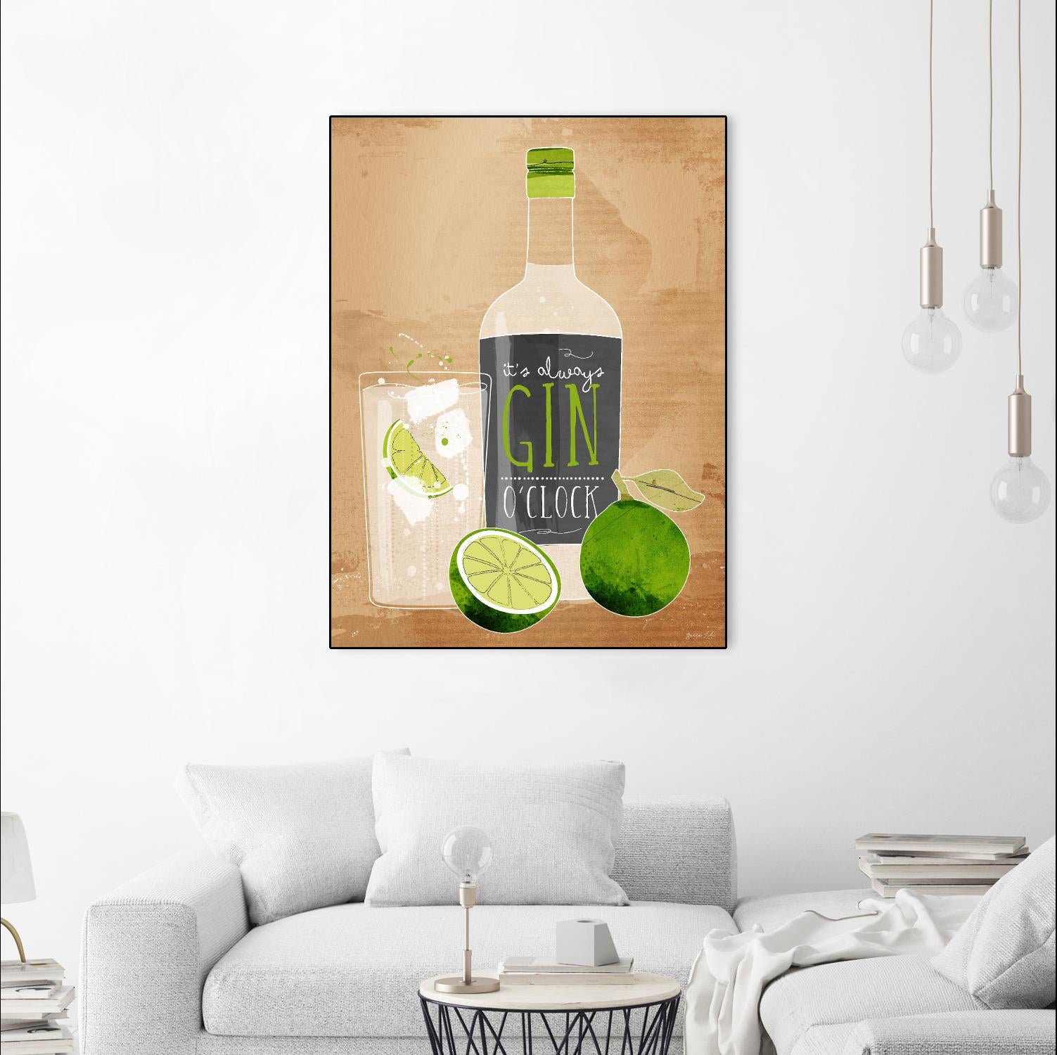 Gin O’Clock by Green Lili on GIANT ART - multicolor cuisine