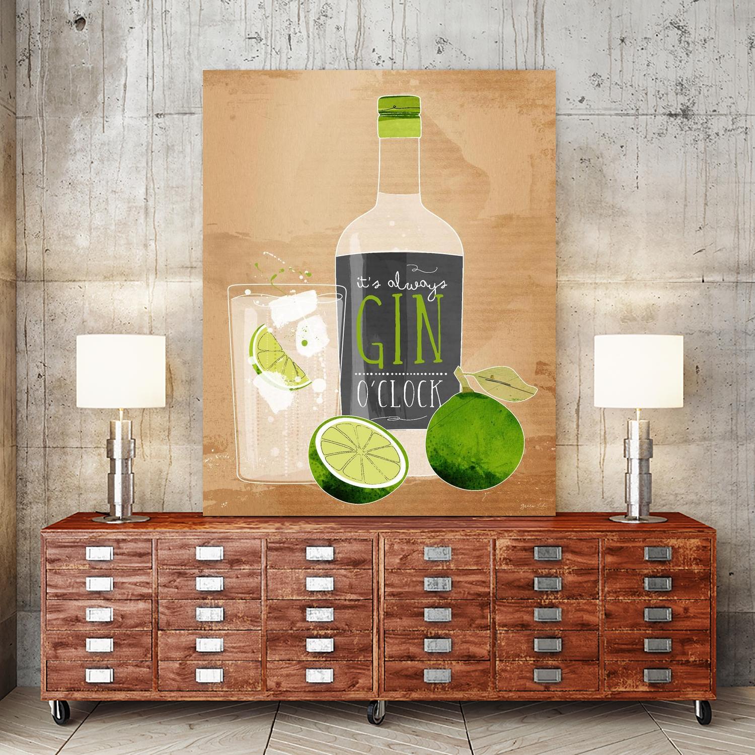 Gin O’Clock by Green Lili on GIANT ART - multicolor cuisine